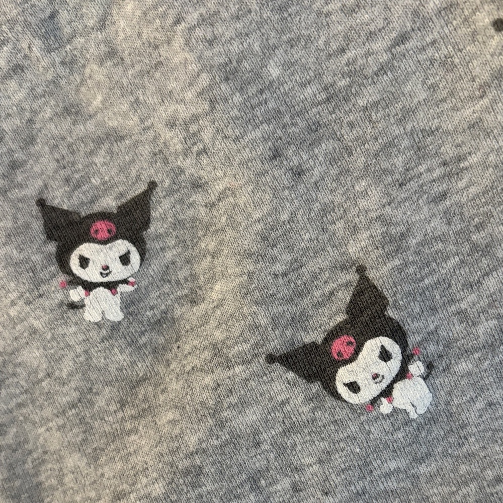 Zara Kuromi Kids Pajama Set - White and Gray - Picture 7 of 7
